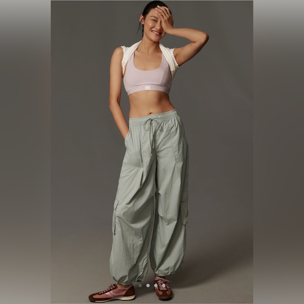 Sage Parachute Cargo Pants